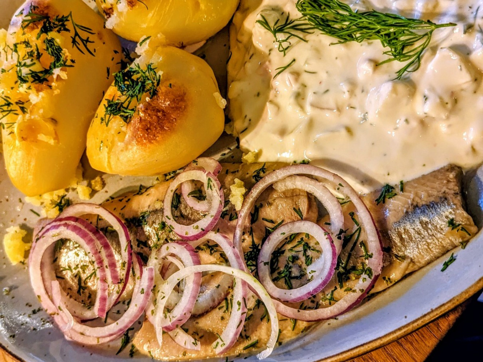 Matjes mit Salzkartoffeln
