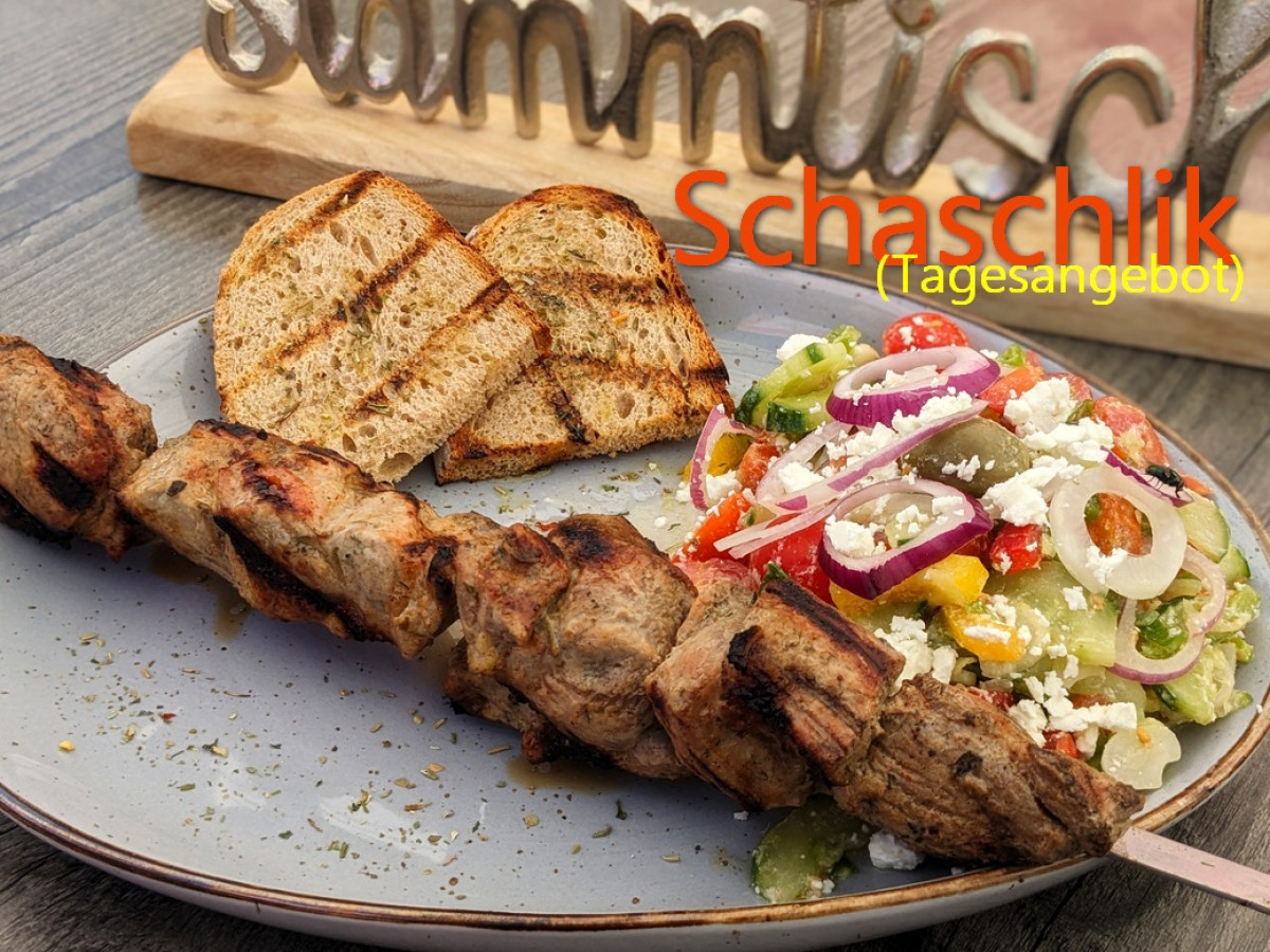 Schaschlik beschriften